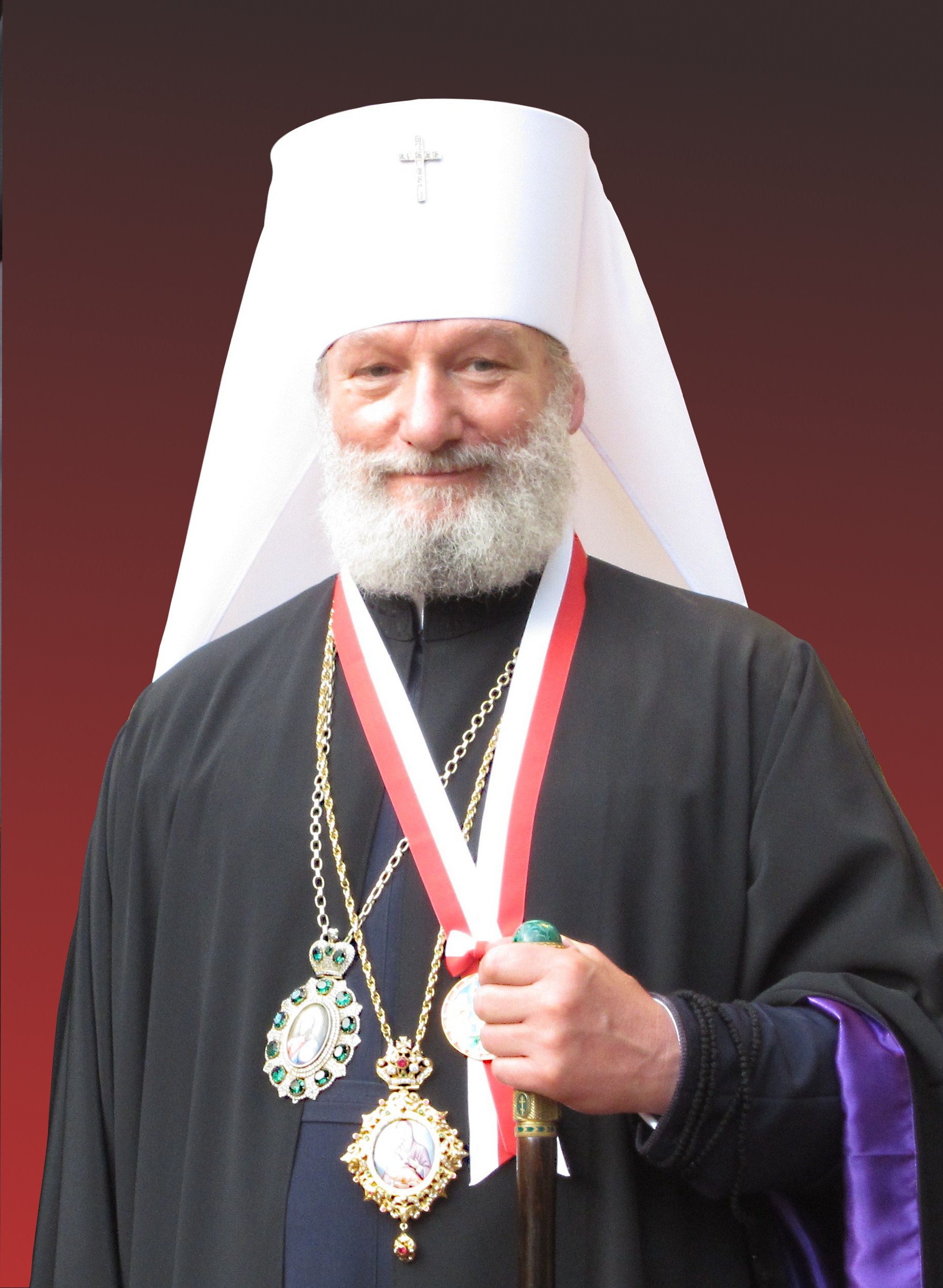 Metropolitan Kryštof (Christopher of Prague) in liturgical vestments